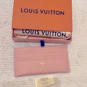 Authentic Louis Vuitton pink wallet insert-currently selling in stores